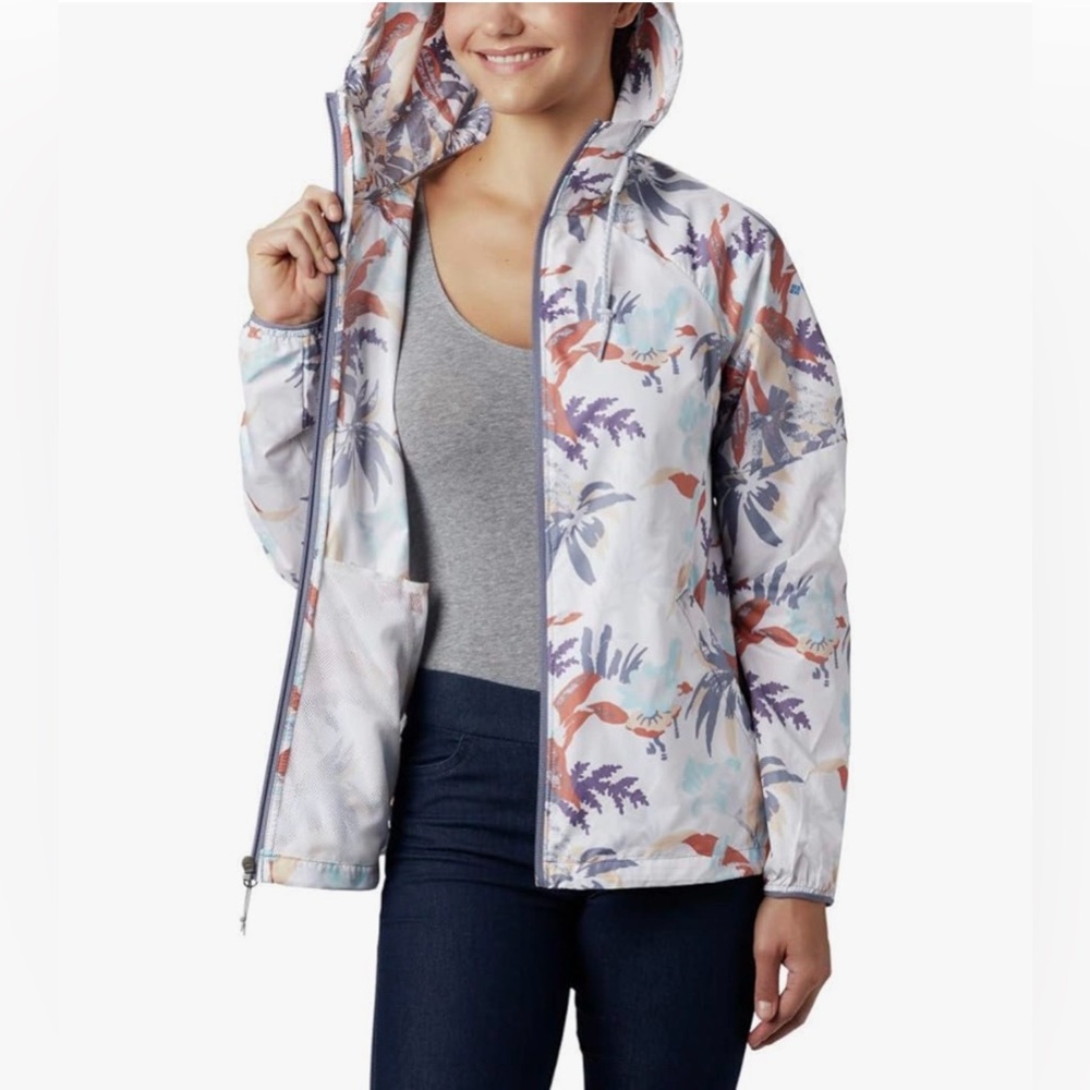 Columbia Women's Side Hill Windbreaker Sz M - Picture 6 of 7